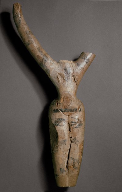 Tätowierte Figurine (Keramik) von Predynastic Period Egyptian